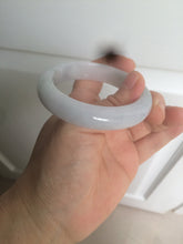 Load image into Gallery viewer, 52mm Certified Type A 100% Natural light green/purple Jadeite Jade bangle Q127-0309