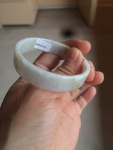 Load image into Gallery viewer, 48.8mm Certified Type A 100% Natural light purple/yellow/white square Jadeite Jade bangle Y151-8064