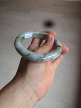 Load image into Gallery viewer, 58.8mm Certified Type A 100% Natural green/purple/brown Jadeite Jade bangle C86-5287