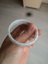 Load image into Gallery viewer, 48.8mm Certified Type A 100% Natural light purple/yellow/white square Jadeite Jade bangle Y151-8064