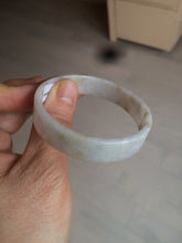 Load image into Gallery viewer, 48.8mm Certified Type A 100% Natural light purple/yellow/white square Jadeite Jade bangle Y151-8064