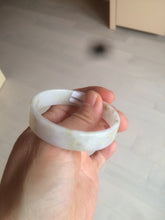 Load image into Gallery viewer, 48.8mm Certified Type A 100% Natural light purple/yellow/white square Jadeite Jade bangle Y151-8064