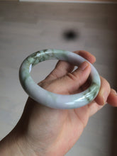Load image into Gallery viewer, 58.8mm Certified Type A 100% Natural green/purple/brown Jadeite Jade bangle C86-5287
