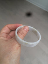 Load image into Gallery viewer, 48.8mm Certified Type A 100% Natural light purple/yellow/white square Jadeite Jade bangle Y151-8064