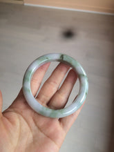Load image into Gallery viewer, 58.8mm Certified Type A 100% Natural green/purple/brown Jadeite Jade bangle C86-5287