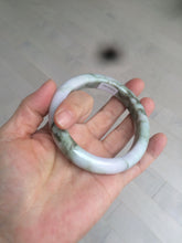 Load image into Gallery viewer, 58.8mm Certified Type A 100% Natural green/purple/brown Jadeite Jade bangle C86-5287