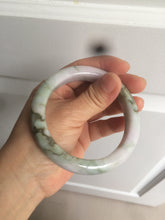 Load image into Gallery viewer, 58.8mm Certified Type A 100% Natural green/purple/brown Jadeite Jade bangle C86-5287