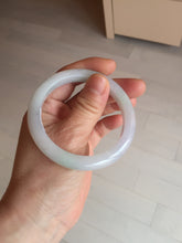 Load image into Gallery viewer, 54.7mm certified type A100% Natural green purple Jadeite Jade bangle BM35-0251