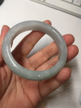Load image into Gallery viewer, 53.4mm Certified Type A 100% Natural icy watery light green purple jadeite Jade bangle BK121-3399