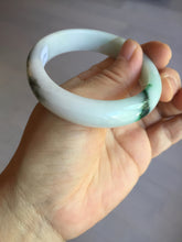 Load image into Gallery viewer, 53.5mm 100% natural certified sunny green brown pink oval jadeite jade bangle BN29-8348