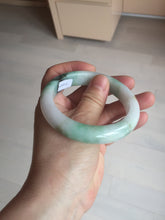 Load image into Gallery viewer, 57mm certified 100% natural type A sunny green/purple/yellow jadeite jade bangle BN101-7704