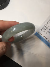 Load image into Gallery viewer, 53.4mm Certified Type A 100% Natural icy watery light green purple jadeite Jade bangle BK122-3397