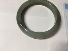 Load image into Gallery viewer, 55.4mm certified 100% natural Type A dark green yellow gray black jadeite jade bangle AA72-7576