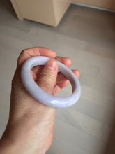 Load image into Gallery viewer, 55mm 100% natural type A light purple white jadeite jade bangle BM101-2838