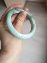 Load image into Gallery viewer, 57mm certified 100% natural type A sunny green/purple/brown jadeite jade bangle BN99-7710