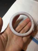 Load image into Gallery viewer, 58.5mm Certified Type A 100% Natural green/purple/white Jadeite Jade bangle BM88-4502