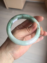Load image into Gallery viewer, 57mm certified 100% natural type A sunny green/purple/brown jadeite jade bangle BN99-7710