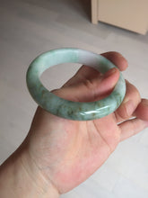 Load image into Gallery viewer, 57mm certified 100% natural type A sunny green/purple/brown jadeite jade bangle BN99-7710