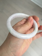 Load image into Gallery viewer, 57.5mm Certified Type A 100% Natural sunny green white purple jadeite Jade bangle BK79-0368