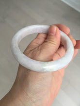 Load image into Gallery viewer, 57.5mm Certified Type A 100% Natural sunny green white purple jadeite Jade bangle BK79-0368
