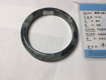 Load image into Gallery viewer, 62mm Certified Type A 100% Natural dark green red Jadeite bangle PD138-6234