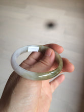 Load image into Gallery viewer, 50mm Certified Type A 100% Natural green brown black purple  oval Jadeite Jade bangle AX60-7545