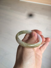 Load image into Gallery viewer, 50mm Certified Type A 100% Natural green brown black purple  oval Jadeite Jade bangle AX60-7545