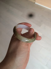 Load image into Gallery viewer, 50mm Certified Type A 100% Natural green brown black purple  oval Jadeite Jade bangle AX60-7545