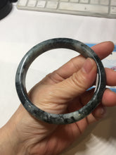Load image into Gallery viewer, 62mm Certified Type A 100% Natural dark green red Jadeite bangle PD138-6234