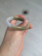 Load image into Gallery viewer, 50mm Certified Type A 100% Natural green brown black purple  oval Jadeite Jade bangle AX60-7545