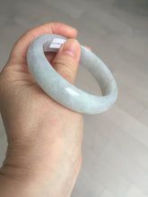 Load image into Gallery viewer, 56.3mm certified 100% natural Type A light green purple jadeite jade bangle Bk75-3785