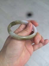 Load image into Gallery viewer, 50mm Certified Type A 100% Natural green brown black purple  oval Jadeite Jade bangle AX60-7545