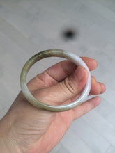 Load image into Gallery viewer, 50mm Certified Type A 100% Natural green brown black purple  oval Jadeite Jade bangle AX60-7545