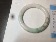 Load image into Gallery viewer, 58mm certified 100% natural sunny green/white/brown round cut jadeite jade bangle AX102-5430