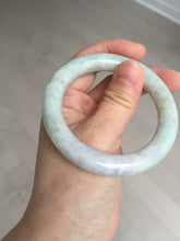 Load image into Gallery viewer, 51.5mm 100% natural Type A green/purple/yellow(FU LU SHOU) chubby jadeite jade bangle BK73-5807