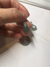 Load image into Gallery viewer, 100% Natural type A light green Jadeite Jade blessed melon pendant PC124-10