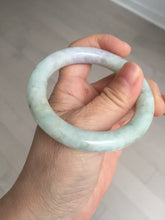 Load image into Gallery viewer, 51.5mm 100% natural Type A green/purple/yellow(FU LU SHOU) chubby jadeite jade bangle BK73-5807