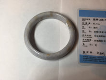 Load image into Gallery viewer, 59mm Certified Type A 100% Natural light purple yellow jadeite jade bangle BM99-4482