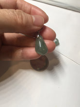 Load image into Gallery viewer, 100% Natural type A light green Jadeite Jade blessed melon pendant PC124-10