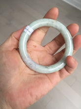 Load image into Gallery viewer, 51.5mm 100% natural Type A green/purple/yellow(FU LU SHOU) chubby jadeite jade bangle BK73-5807