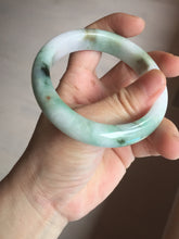 Load image into Gallery viewer, 57mm certified 100% natural type A sunny green/purple/yellow jadeite jade bangle BN101-7704