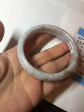 Load image into Gallery viewer, 59mm Certified Type A 100% Natural light purple yellow jadeite jade bangle BM99-4482