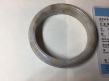 Load image into Gallery viewer, 59mm Certified Type A 100% Natural light purple yellow jadeite jade bangle BM100-4475