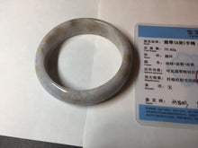 Load image into Gallery viewer, 59mm Certified Type A 100% Natural light purple yellow jadeite jade bangle BM100-4475