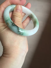 Load image into Gallery viewer, 57mm certified 100% natural type A sunny green/purple/yellow jadeite jade bangle BN101-7704