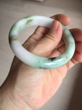Load image into Gallery viewer, 57mm certified 100% natural type A sunny green/purple/yellow jadeite jade bangle BN101-7704