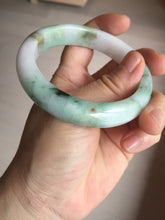 Load image into Gallery viewer, 57mm certified 100% natural type A sunny green/purple/yellow jadeite jade bangle BN101-7704