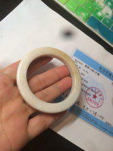Load image into Gallery viewer, 52mm certificated Type A 100% Natural light green/white/beige/yellow Jadeite Jade bangle AX106-4212