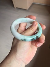 Load image into Gallery viewer, 57.4mm certified 100% natural type A sunny green/purple/yellow jadeite jade bangle BN102-7712