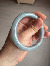Load image into Gallery viewer, 56.6mm 100% natural Type A icy dark green/gray/black(WuJi) jadeite jade bangle AY92-1257